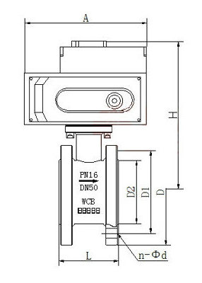 電動(dòng)超薄型球閥結構圖